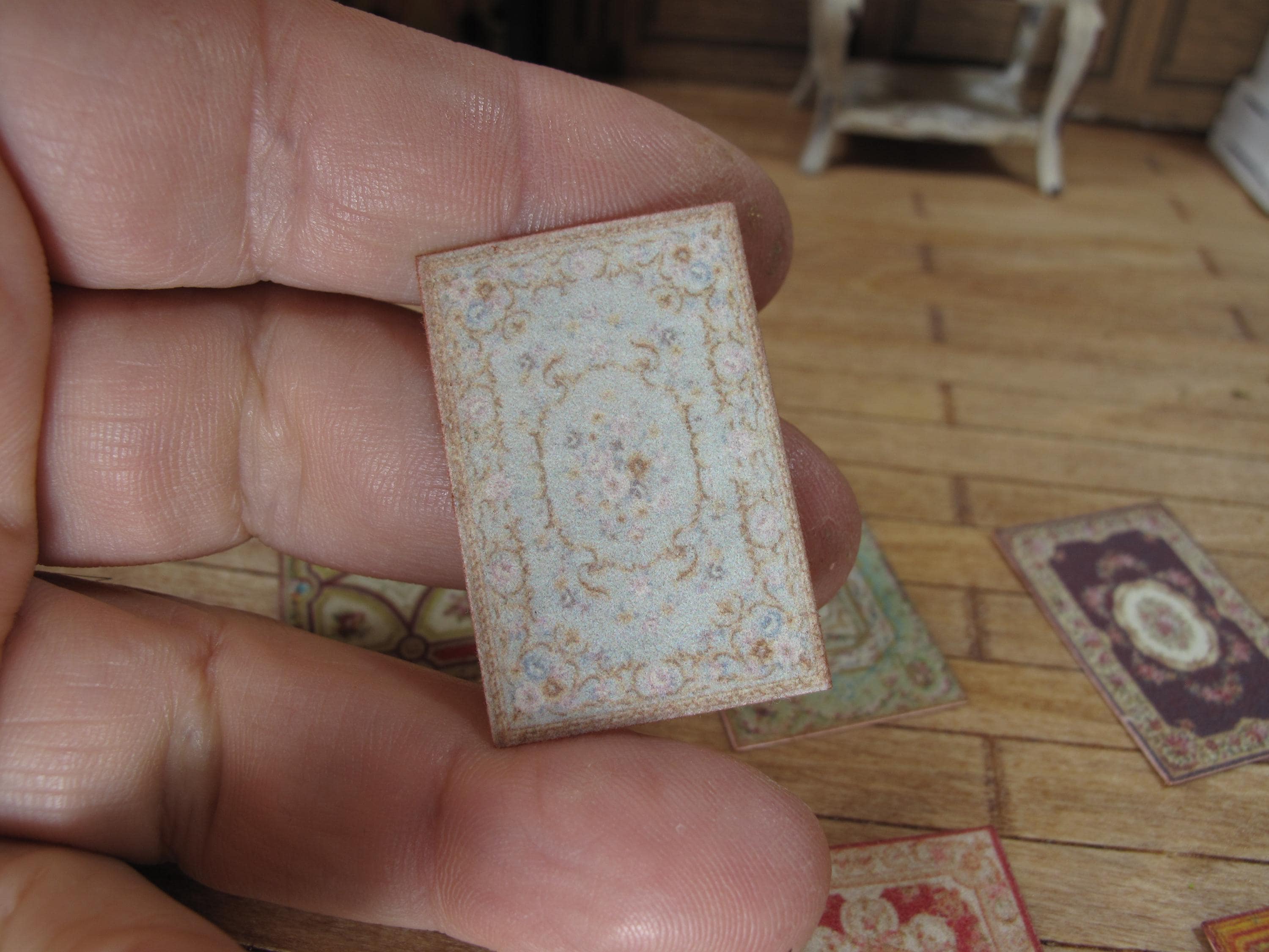 Miniature 1/4 1:48 48th 1/48 Quarter Scale Rug Fabric, Carpet for ...