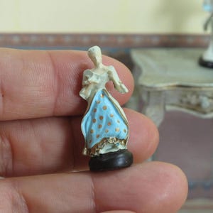 NEW*** Miniature Vintage Brocante  Lady figure dollhouse. Miniature decor items for dollhouse collectors. 1:12 Dollhouse Miniature victorian