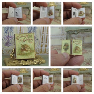 Gaël Miniature The children&#39;s shakespeare book child 1:12 Dollhouse Scale Or 1/6 Scale Dollhouse Miniature playscale child book Accessory