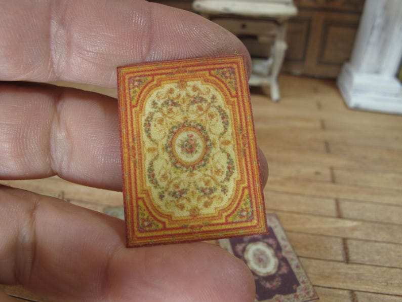 Miniature 1/4 1:48 48th 1/48 Quarter Scale Rug Fabric, Carpet for ...