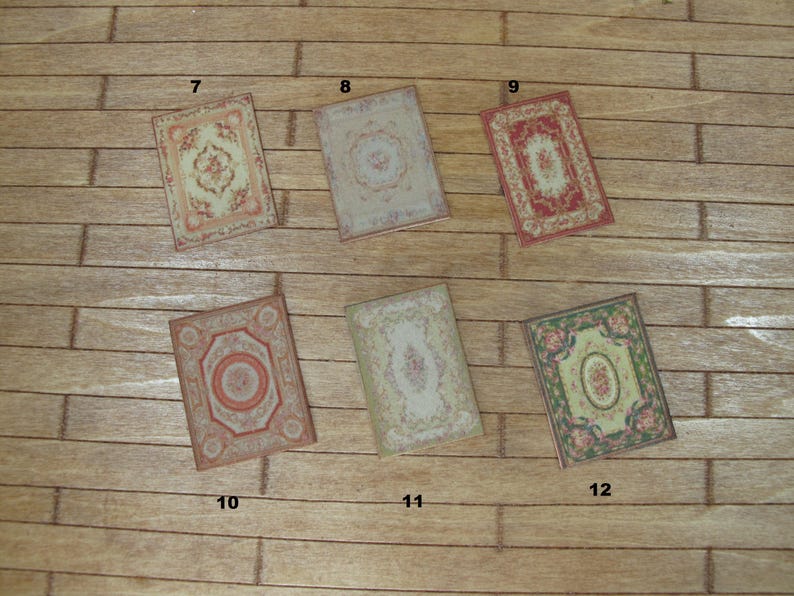 Miniature 1/4 1:48 48th 1/48 Quarter Scale Rug Fabric, Carpet for ...