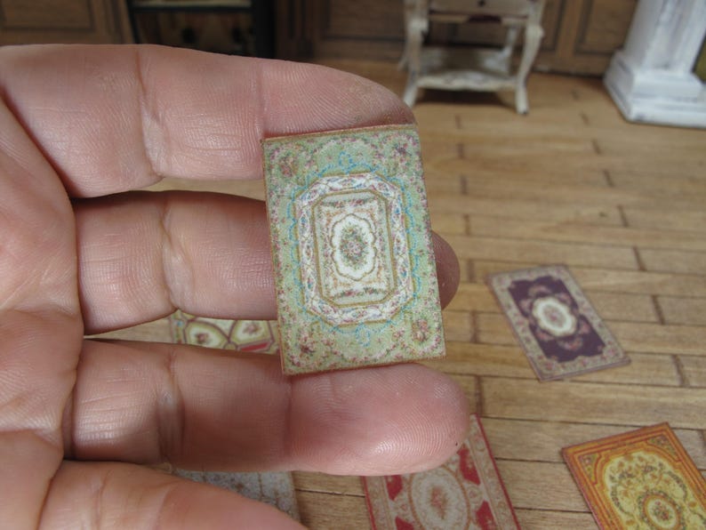 Miniature 1/4 1:48 48th 1/48 Quarter Scale Rug Fabric, Carpet for ...