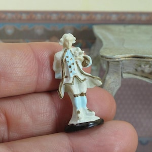 NEW*** Miniature Vintage Brocante Men figure dollhouse. Miniature decor items for dollhouse collectors. 1:12 Dollhouse Miniature victorian.