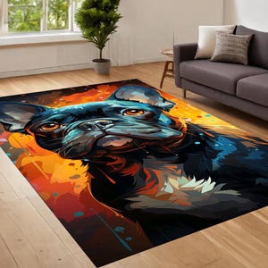 Bunter Hundeteppich, Spezielles Design, Abstrakter Teppich, Salondekor, Teppiche Für Wohnzimmer, Bunter Teppich, Wohnkultur, Küchenteppich, rutschfest