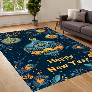 Noel Rug, Christmas Rug, Christmas Area Rug, Christmas Day Rug, Santa Rug, Christmas Day Rug, Merry Christmas Rug, Christmas Decor, Non Slip
