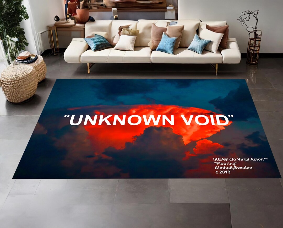 Map Rug Meme Unknown Void Rug, Text Memes Rug, Personalized Rug, Area Rug, Company ...