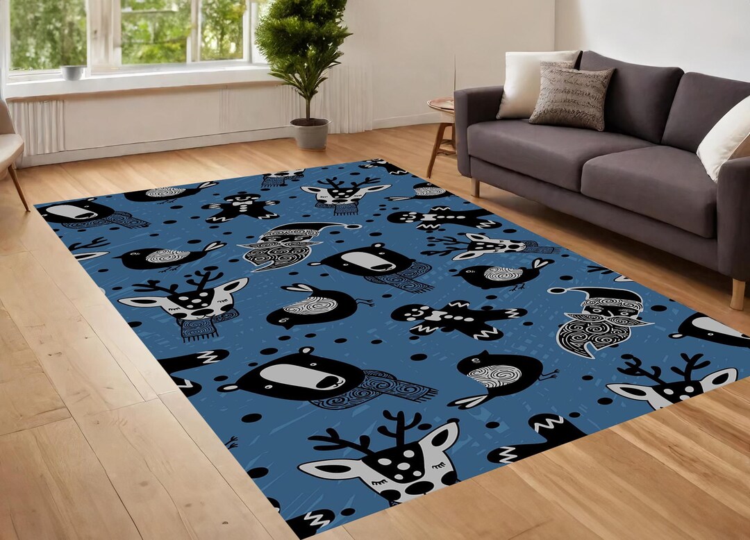 Noel Rug, Christmas Rug, Christmas for Kids, Santa Rug, Rugs for Kids ...
