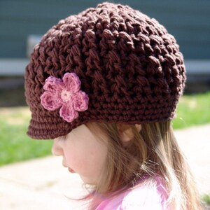 PDF Crochet Pattern Breezy Brimmed Beanie image 4