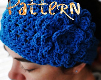 PDF Crochet Pattern - Ladies Cozy Wrap w/ Chrysanthemum flower