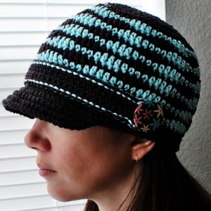 PDF Crochet Pattern Felisha Cap image 5