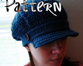 PDF Crochet Pattern - Twisted Brimster