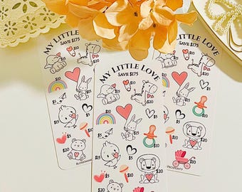 My little love Savings Challenge A6 Inserts