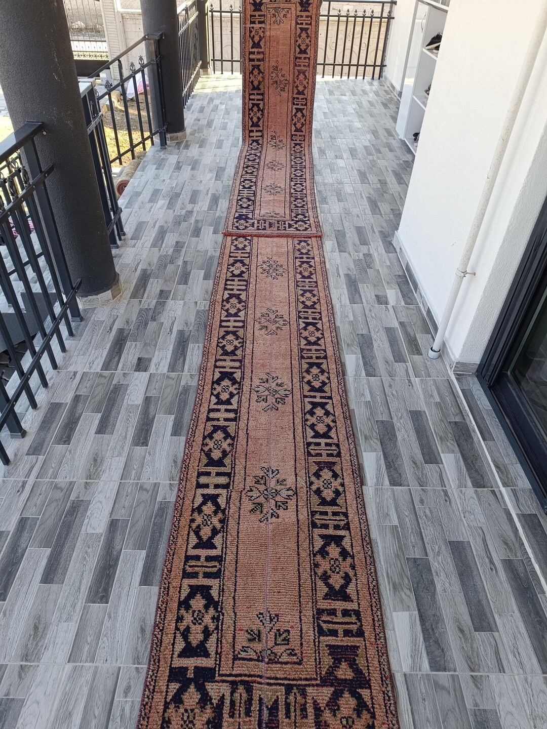 2x20 Rug,oushak Runner,long Runner,turkish Rug,stair Runner, 2x20 ...