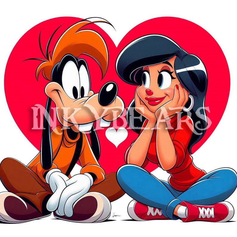 Cartoon Characters Svg Cartoon Svg Trendy Print a Digital Art Digital