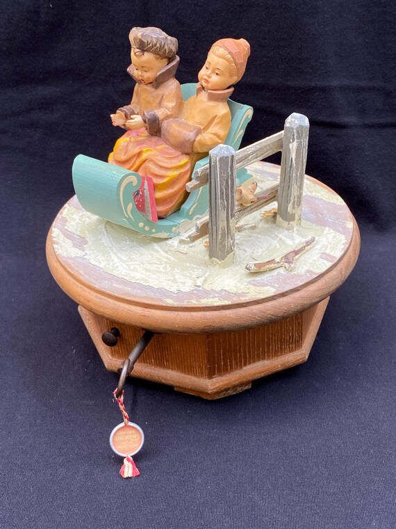 Vintage Swiss Thoren's Movement Lara's Theme Childrens' Sleigh