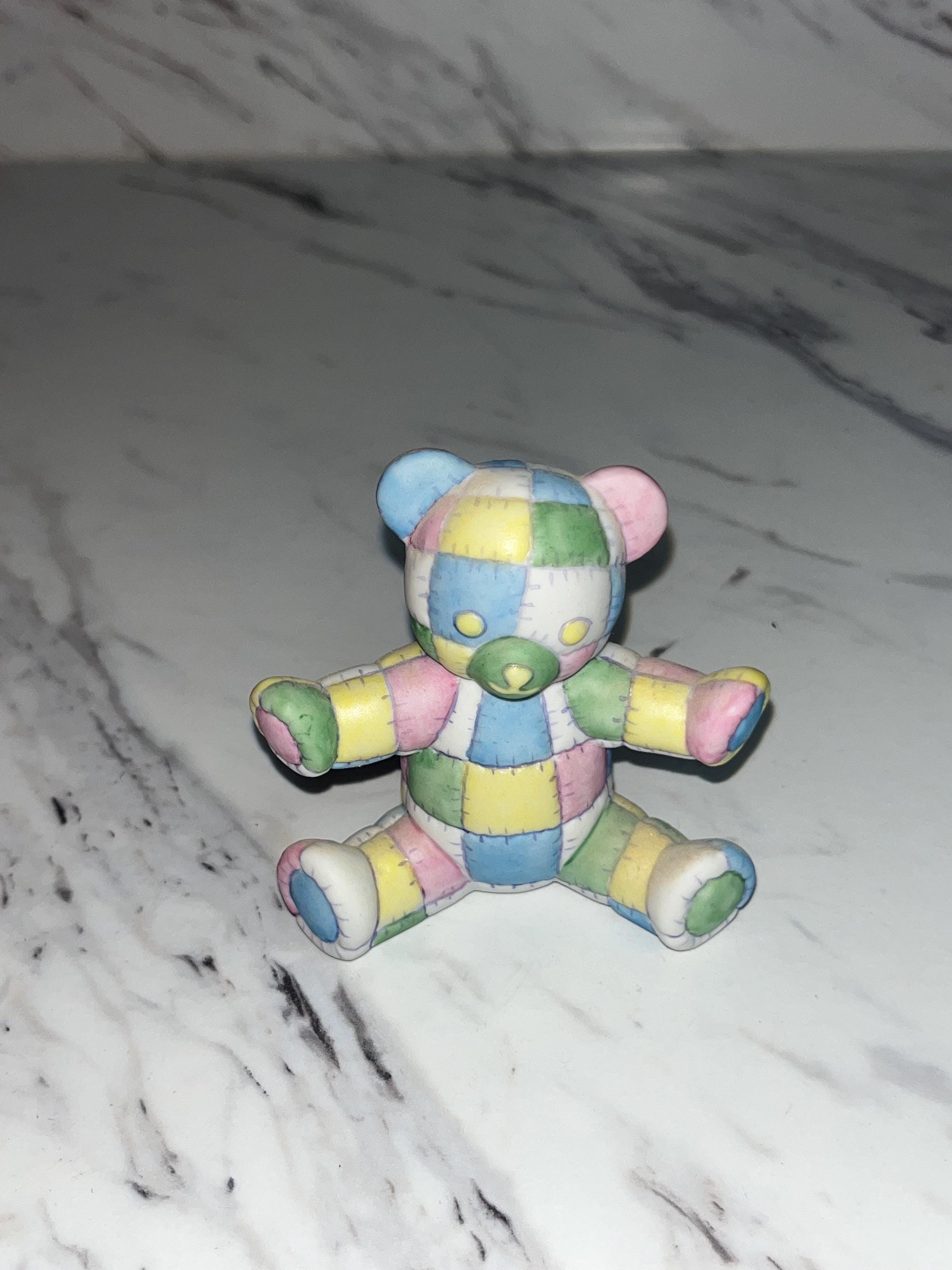 Vintage teddy bear porcelain figurines - Etsy 日本