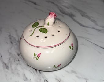 vintage Teleflora ceramic potpourri holder or planter