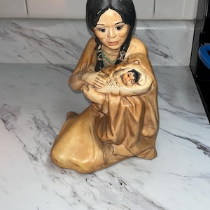 Indian woman with baby