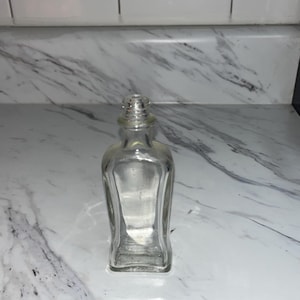 Vintage glass bottle