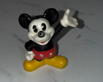 vintage Mickey Mouse PVC figure, from Walt Disney Productions.