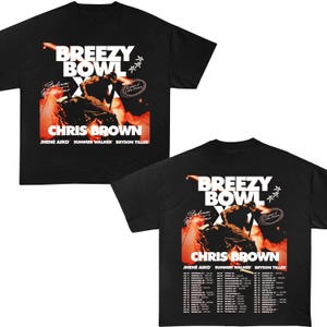 Chris Brown Breezy Bowl XX Tour T-Shirt, Chris Brown New dates Shirt, Chris Brown Fan Gift, Chris Brown Merch