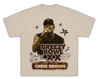 Chris Brown Tour Breezy Bowl XX T-Shirt, Chris Brown Concert 2025, Chris Brown Graphic Shirt, Chris Brown Fan Gift, Chris Brown Merch