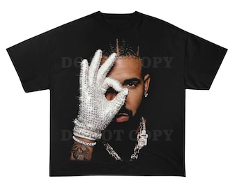 Drake Iceman MJ Glove T-shirt, Retro Music Tee, Concert Apparel