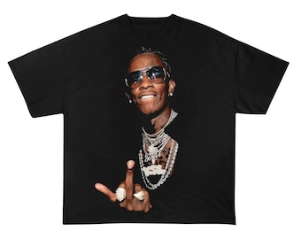 Vintage Young Thug Middle Finger Shirt - Vintage Design High Quality Tee YSL Fan Merch