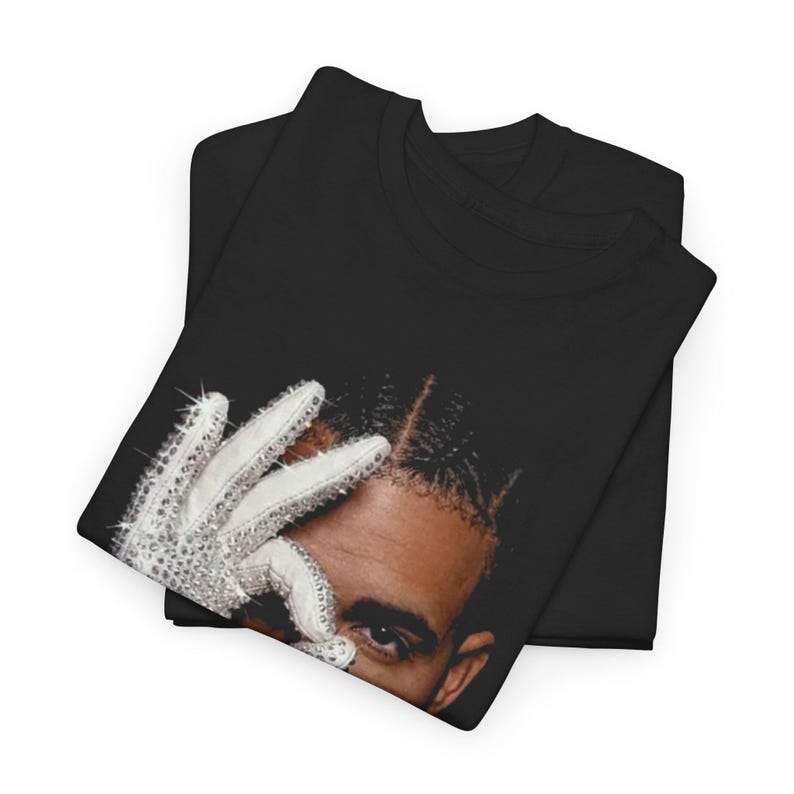 Drake Iceman MJ Glove T-shirt, Retro Music Tee, Concert Apparel image 2