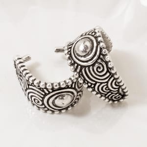 Large Spiral Pinch Bails, 4-Pack Antique Silver Pendant Holders, User-Friendly