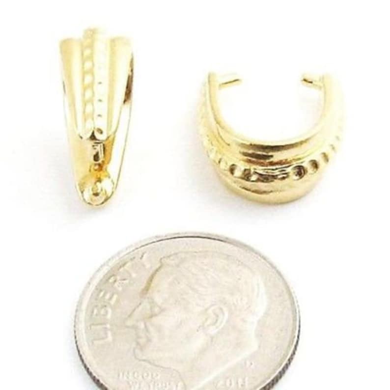 Gold Large Hammered Pendant Pinch Bail Tierracast Pewter Etsy