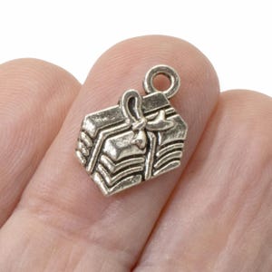 Silver Gift Present Charms Metal Birthday Christmas 20Pc. Value Pack for DIY Jewelry & Crafts