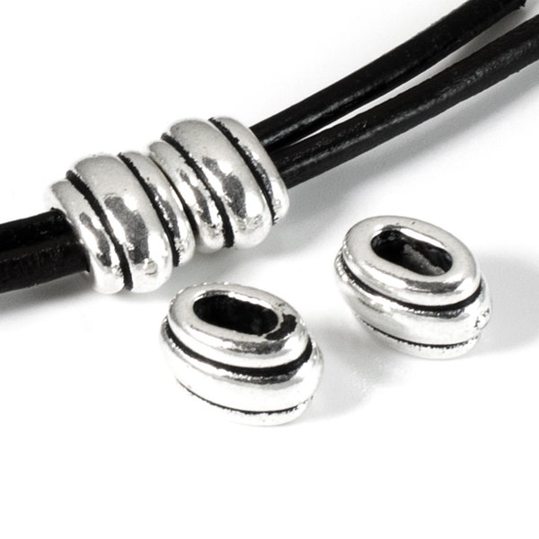 Leather Cord Slider Etsy