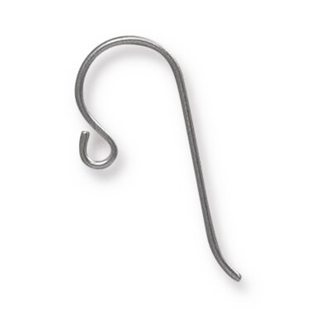 4 Gray Niobium Ear Wires Small Loop Tierracast Earring Hooks - Etsy