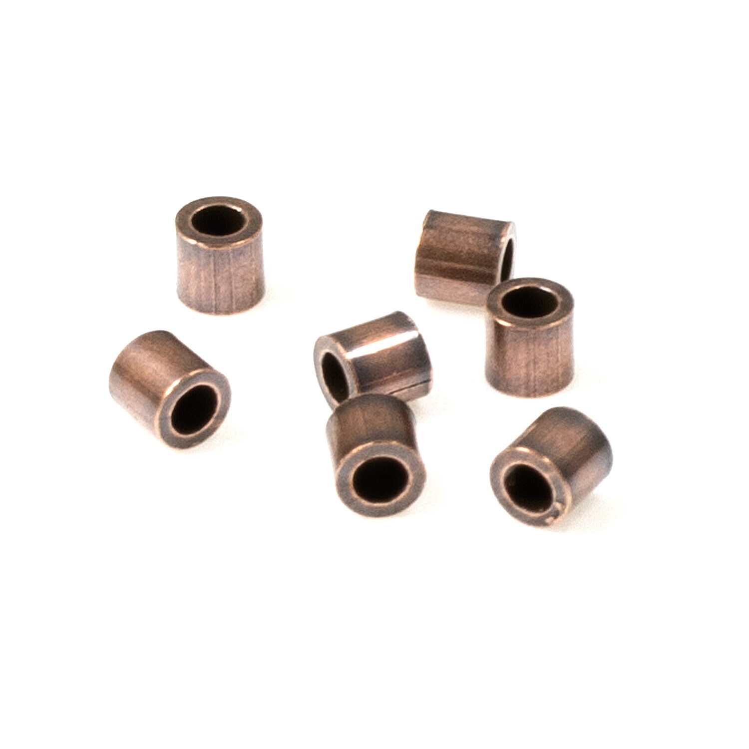 Antique Copper Crimp Tube Beads 2x2mm TierraCast Findings 50 Etsy