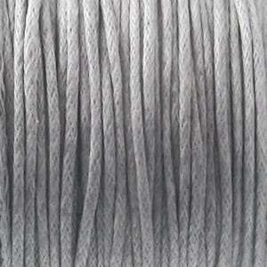 Light Gray 1mm Waxed Cotton Cord, 70 Meters, Macrame, Beading String for Jewelry Making and Crafts