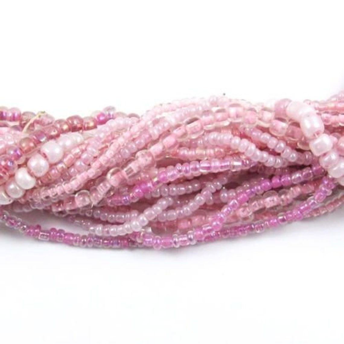 Pink & Purple Glass Seed Beads Set Jewelry Basics Bead Mix Etsy