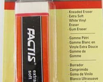 General's Art Eraser Set-Kneaded, White Vinyl & Gum (3 Pack)