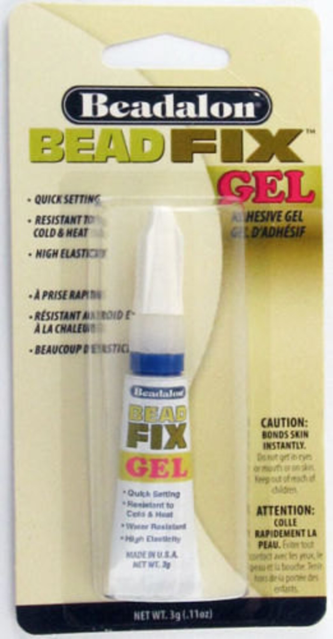 Beadalon BeadFix Gel Adhesive Jewelry Glue .10 oz. Tube Etsy