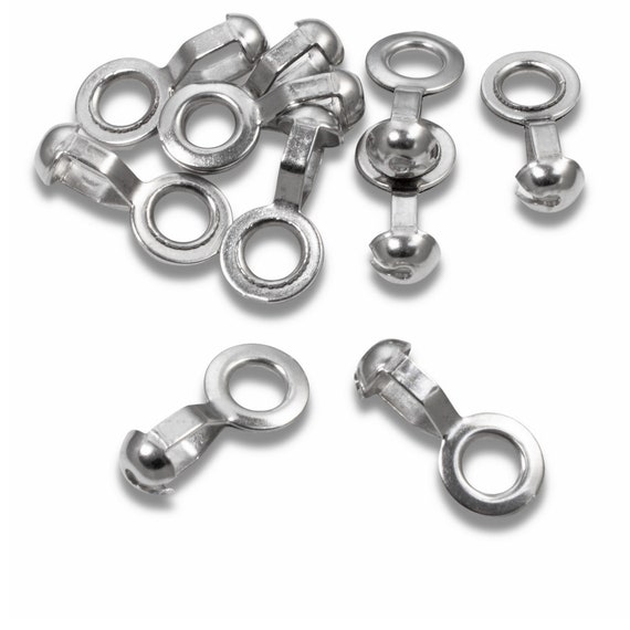 25 Stainless Steel Loop Connectors for #10 Ball Chain, Heavy Duty