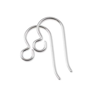 Sterling Silver Ear Wires 10-Pack, USA Made French Earring Hooks, Perfect for DIY Earrings Premium Supplies