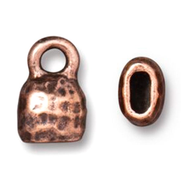 Leather Cord End Cap Etsy