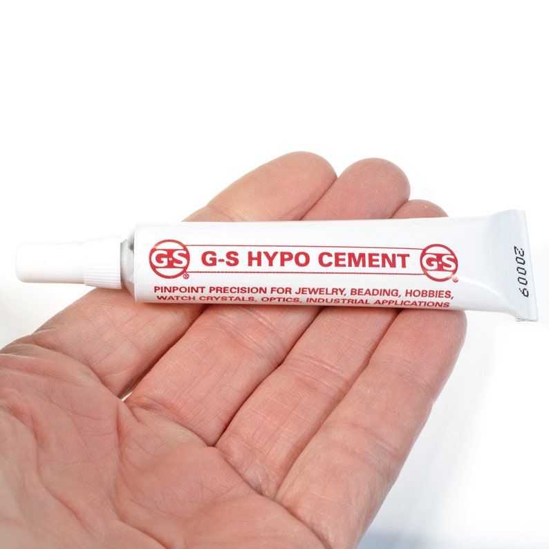 GS HYPO CEMENT Jewelers Hobby Adhesive Crafting Glue 1/3 Oz. Etsy