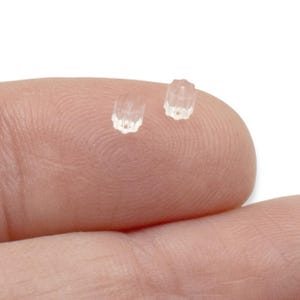 Clear Earring Back Plastic Jewelry Stopper Security Standard to French Hook Post Securing Accessory Essential Craft Supply Bulk 100pack