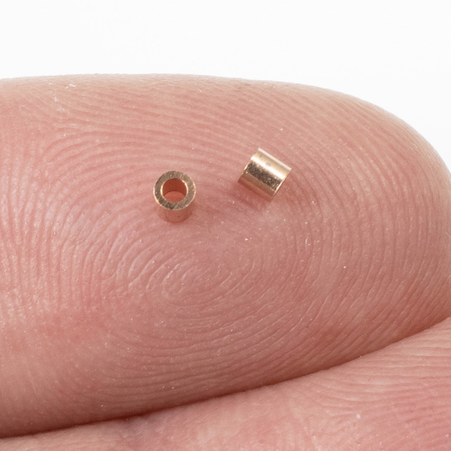 Bright Copper Crimp Tube Beads 2x2mm TierraCast Findings 50 Etsy