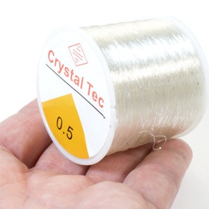 1.2mm Crystal Line String Transparent Elastic Cord Clear Stretch