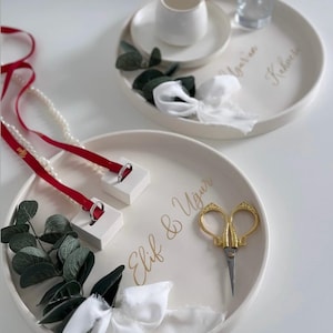 Engagement platter / Nişan tepsisi + kahve tepsisi