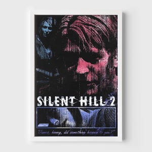 Silent Hill 2 Poster Print | James Sunderland | Maria | Horror Game Poster | Silent Hill Poster | Horror Wall Poster | Silent Hill Decor