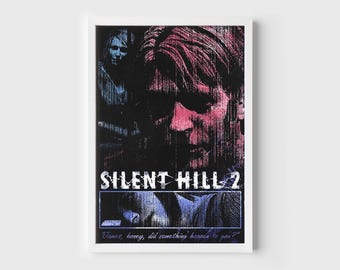 Silent Hill 2 Poster Print | James Sunderland | Maria | Horror Game Poster | Silent Hill Poster | Horror Wall Poster | Silent Hill Decor