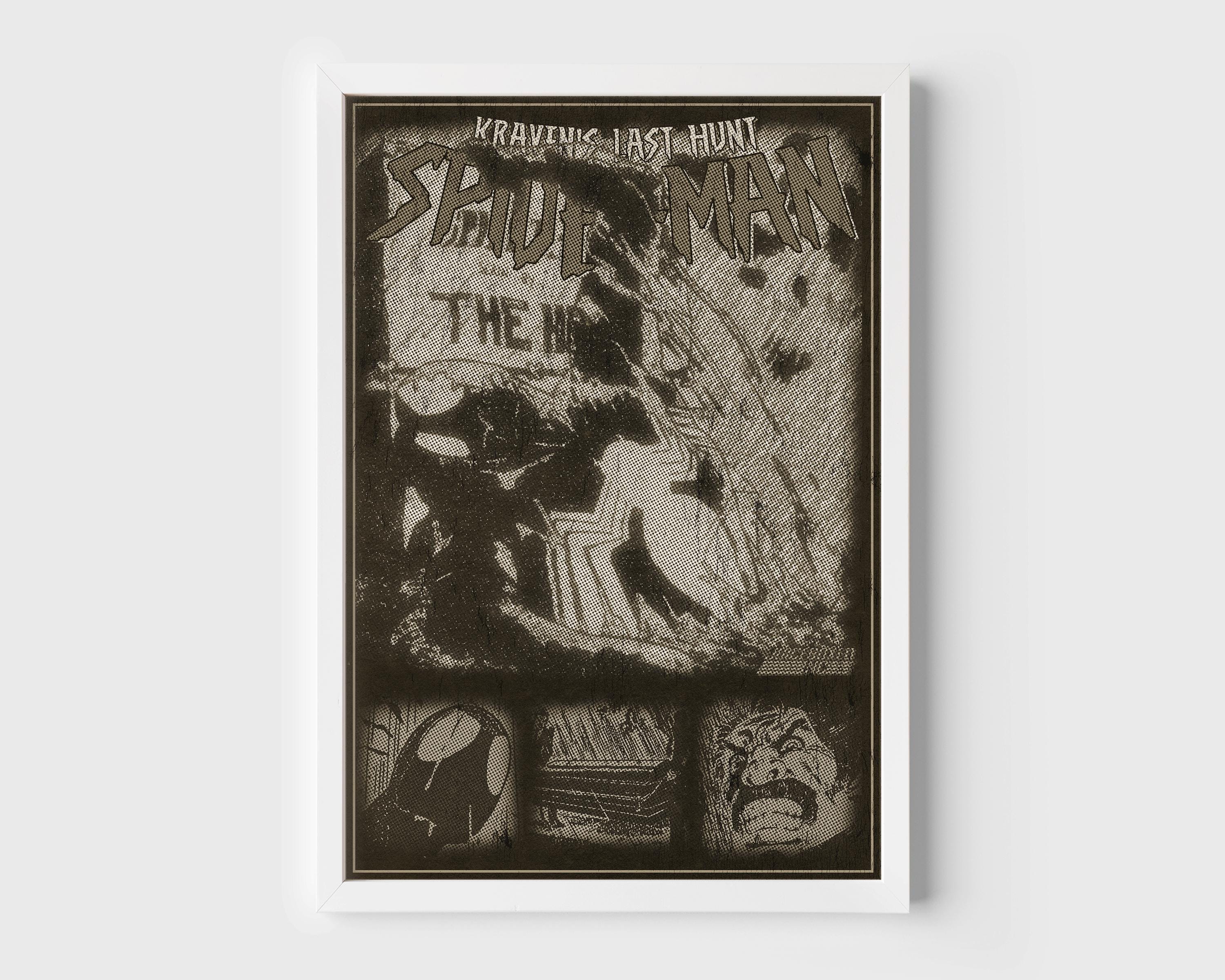 Spider-Man Kraven's Last Hunt Poster Print | Comic Book Art | Spider Man Wall Art | Kraven The Hunter Art | Marvel Comics Poster